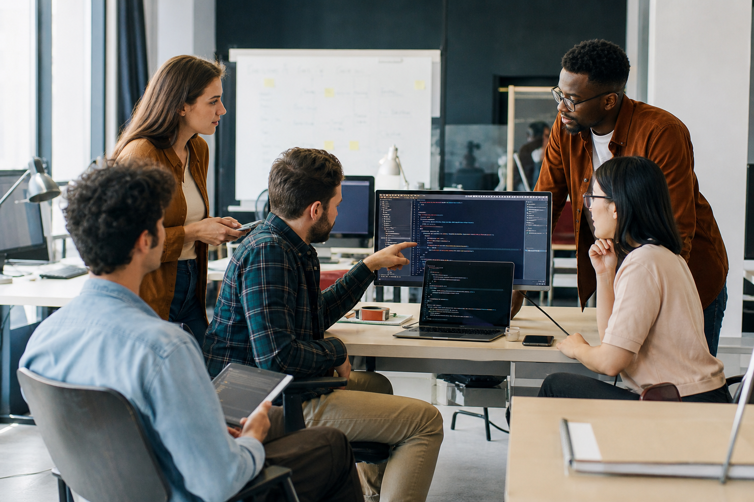 Full-stack development team
